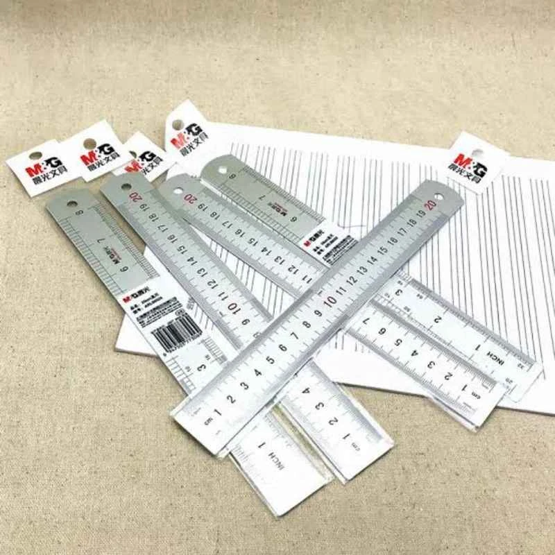 Penggaris Ruler M&G Allumunium Alloy ARL960Y8 ARLN0483 ARLN0484 / Mistar 15 20 30 cm